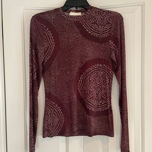 Ulla Johnson Long Sleeve fitted T, Size Small